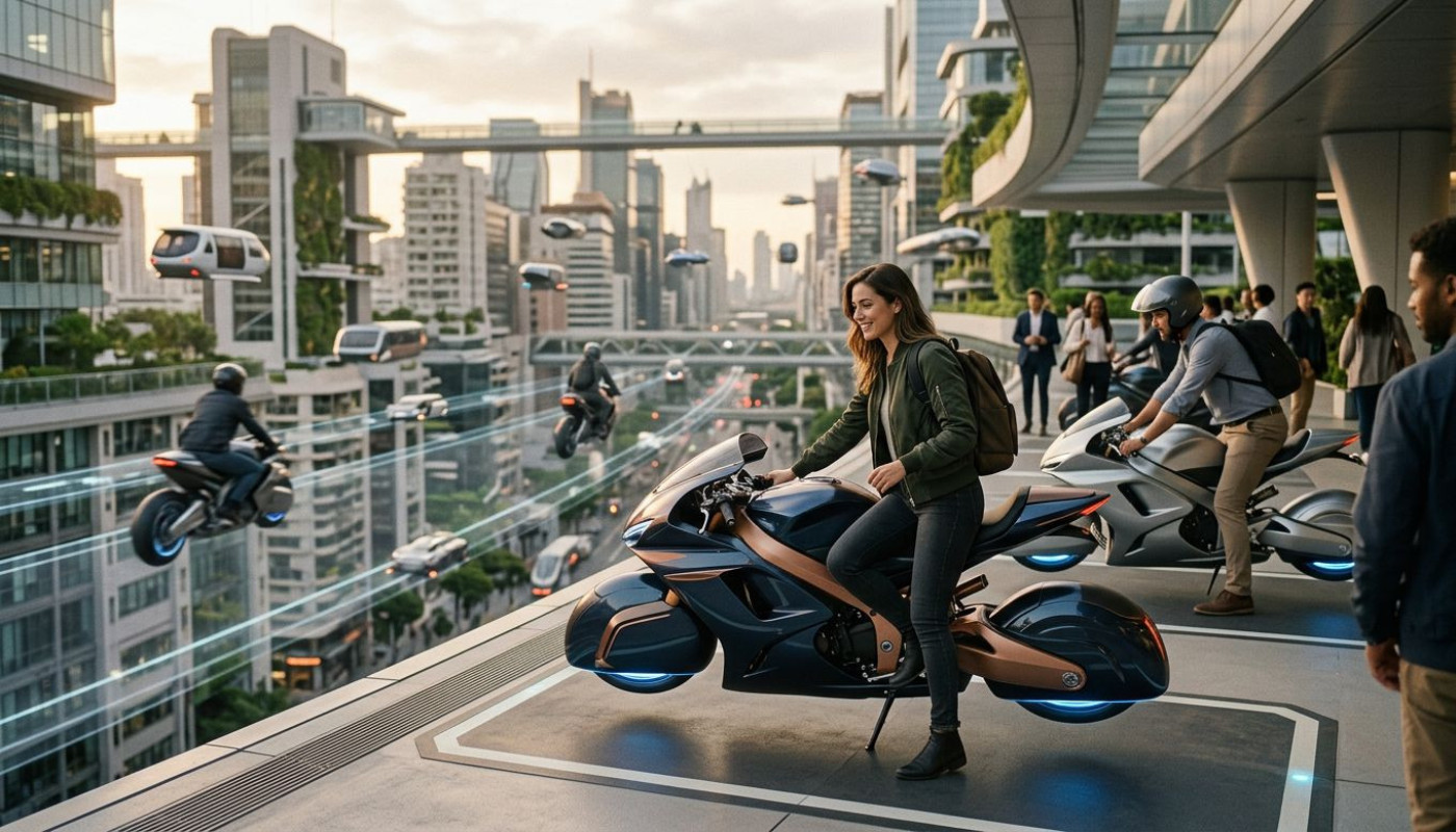 Motos - Les motos volantes, le futur du transport